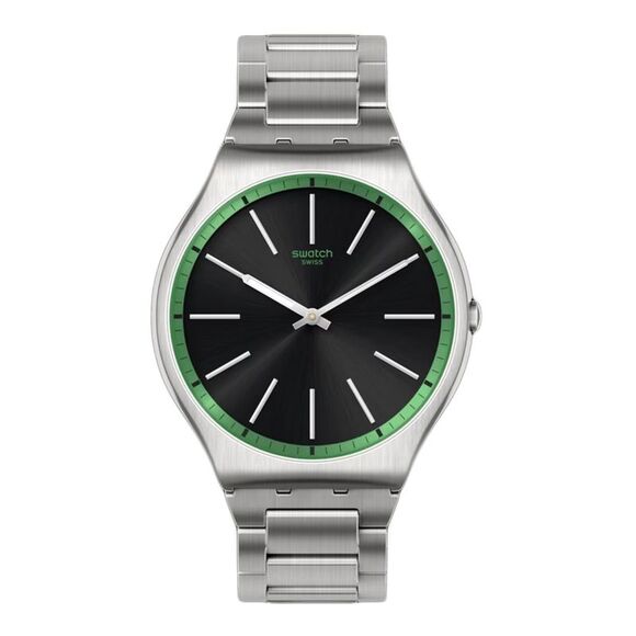 Swatch Men's The May Black Dial Watch - SSO7S128G - Picture 1 of 1